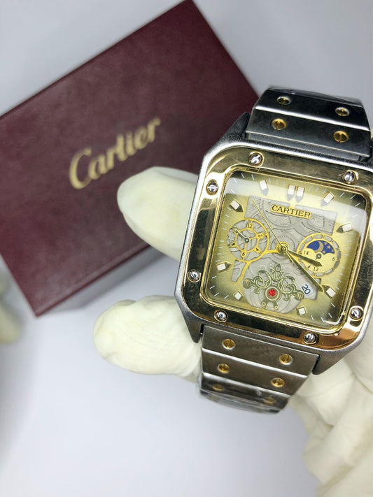 Golden Cartier Watch